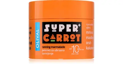 Olival SUPER Carrot Tanning Jam Tan Accelerator and Prolonger SPF 10 100ml