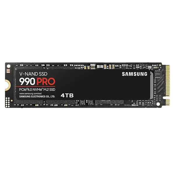 MZ-V9P4T0 Samsung 990 PRO Series 4TB M.2 2280 PCI Express NVMe 4.0x4 V-NAND 3bit TLC Solid State Drive