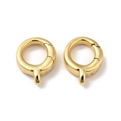 Brass Spring Gate Rings