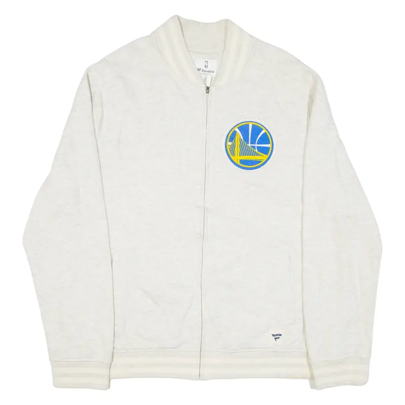 FANATICS Golden State Warriors Mens Bomber Jacket Grey USA L