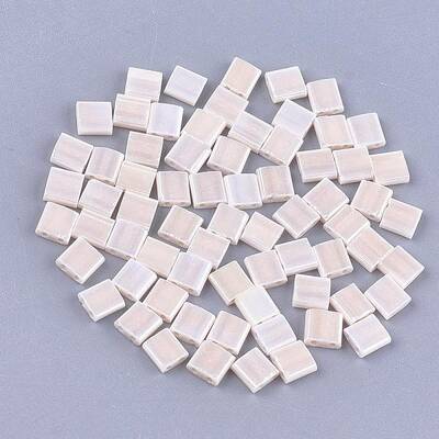 2-Hole Opaque Glass Seed Beads