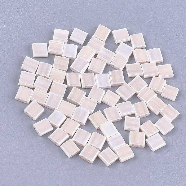 2-Hole Opaque Glass Seed Beads