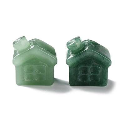Natural Green Aventurine Carved Healing House Figurines