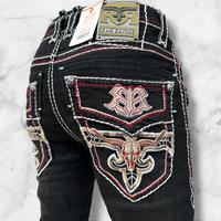 Y2K Men's Rock Revival Straight Leg Jeans - Rock Revival for Men - Comfortable Jeans For Men - Men's Denim Jeans - Gift for H...