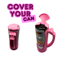 Cover Your Can Reusable Can Lid Cover - Travel Friendly 8oz/12-16oz Versatile Drinkware Accessory for Slim Regular & Tall Can...