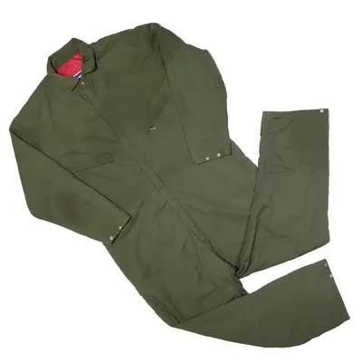 BERCO Padded Outdoor Workwear Boiler Suit Green Straight Mens W46 L28