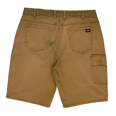 Dickies Cargo Shorts - 35W 10L Brown Cotton | Size: 35″ waist