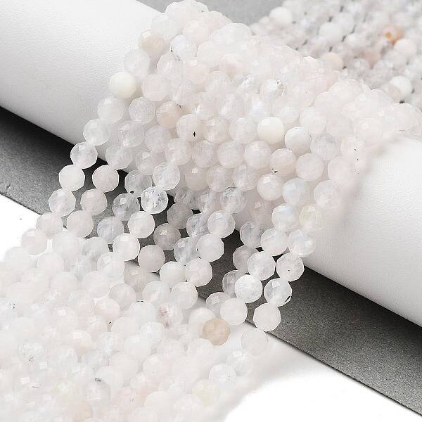 Natural Rainbow Moonstone Beads Strands