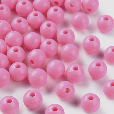 Opaque Acrylic Beads