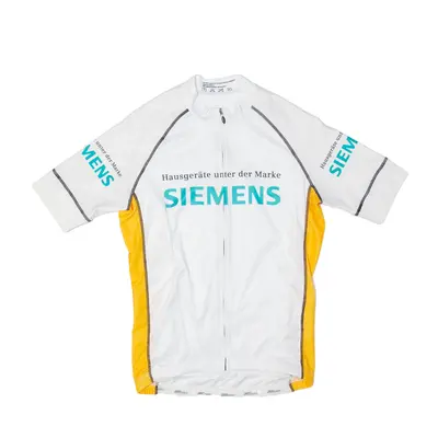 89 SPORT Cycling Full Zip Mens Jersey White M