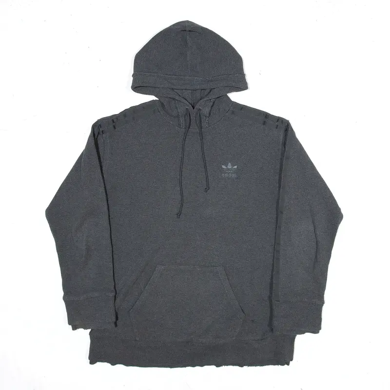ADIDAS Sports Hoodie Grey Pullover Womens M