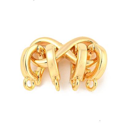 Brass Fold Over Clasps