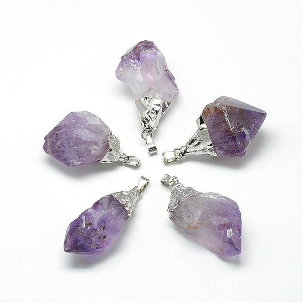 Natural Amethyst Pendants
