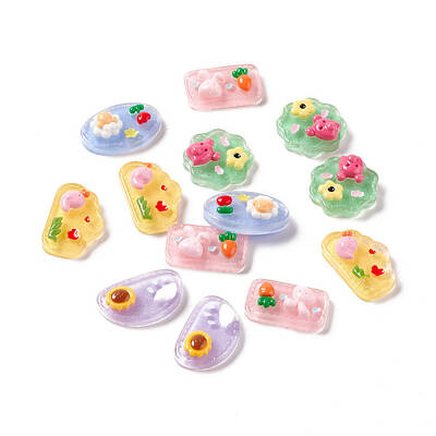 Transparent Resin Cabochons
