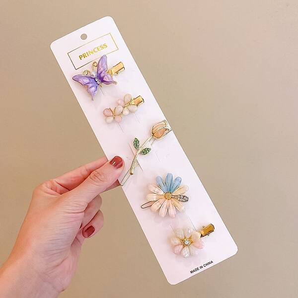 5Pcs Acrylic Alligator Hair Clips
