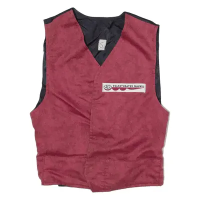 VOLKSTHEATER Waistcoat Gilet Red Womens S