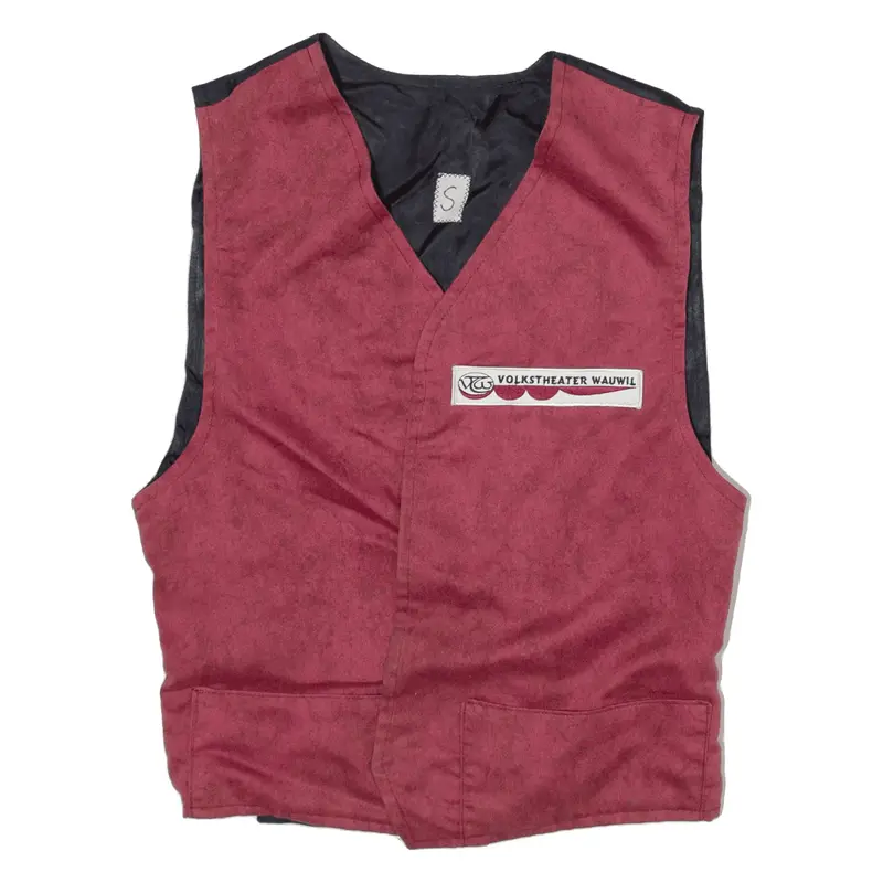 VOLKSTHEATER Waistcoat Gilet Red Womens S