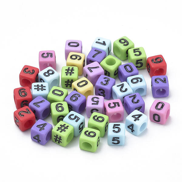 Opaque Acrylic Beads