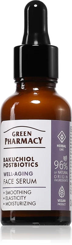 Green Pharmacy Bakuchiol & Postbiotics Anti-Aging Serum 30 ml