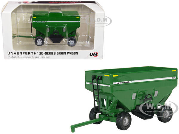 Unverferth 630 Grain Wagon Green 1/64 Diecast Model by SpecCast