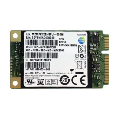 680405-001 HP 128GB SPXTPRO Multi-Level Cell SATA 6Gb/s mSATA Solid State Drive