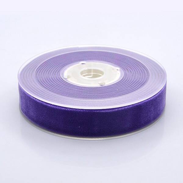 Polyester Velvet Ribbon for Gift Packing and Festival Decoration