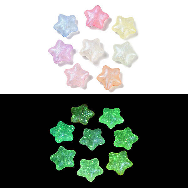 Luminous Transparent Acrylic Beads