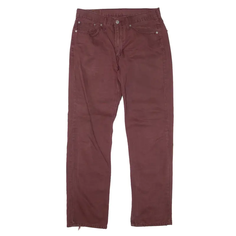 LEVI'S 514 Jeans Purple Denim Regular Straight Mens W33 L32