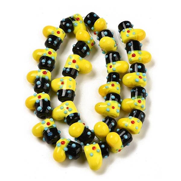 Handmade Lampwork Bumpy Beads Strands