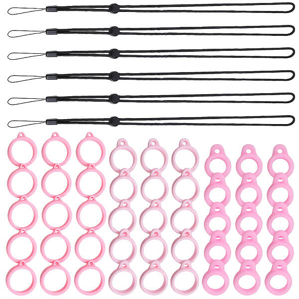 6PCS Adjustable Polyester Neck Lanyard