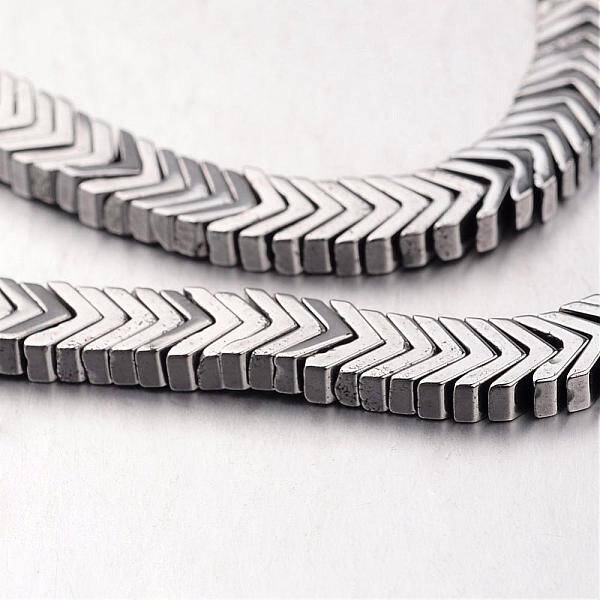 Electroplate Non-magnetic Synthetic Hematite Bead Strands