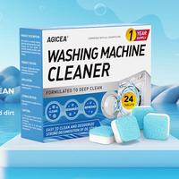AGICEA 24PCS Washing Machine Cleaner - Deep Cleaning, Descaling & Deodorizer for Drum & Washing Tub Internal Seals, 1 Year Su...