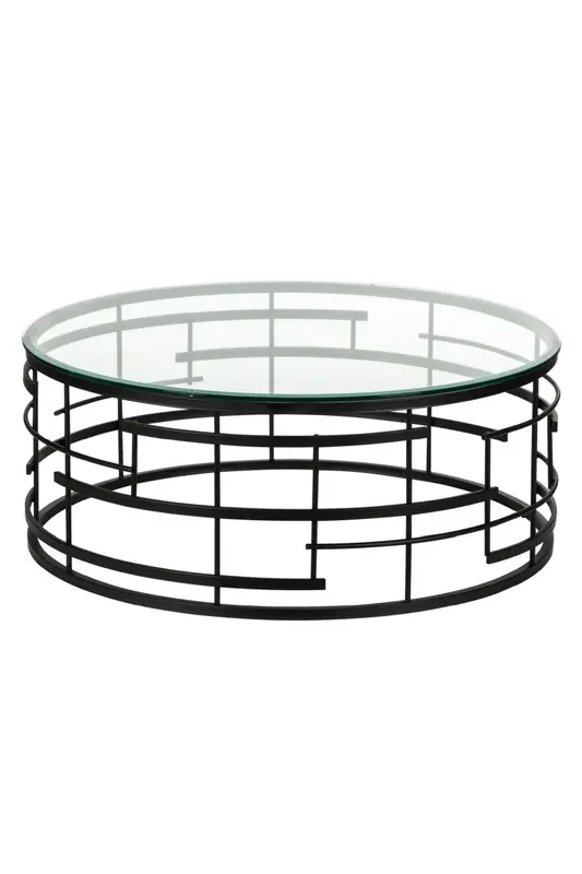 Black Round Coffee Table | Liang & Eimil Viena