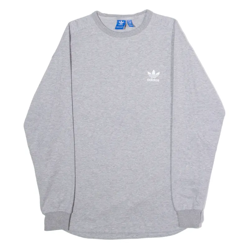 ADIDAS ORIGINALS Mens Sweatshirt Grey Crew Neck S
