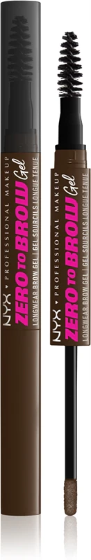 NYX Professional Make-up Zero To Brow Eyebrow Gel with applicator color 07 Espresso 2 ml