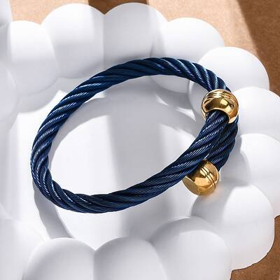 304 Stainless Steel Torque Bangles for Women
