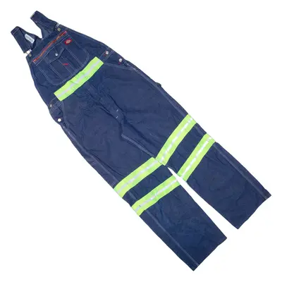 DICKIES Carpenter Workwear Mens Dungarees Blue Relaxed Denim M W34 L32