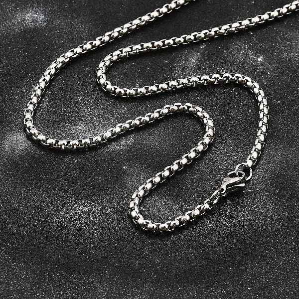 Non-Tarnish 304 Stainless Steel Box Chain Necklaces