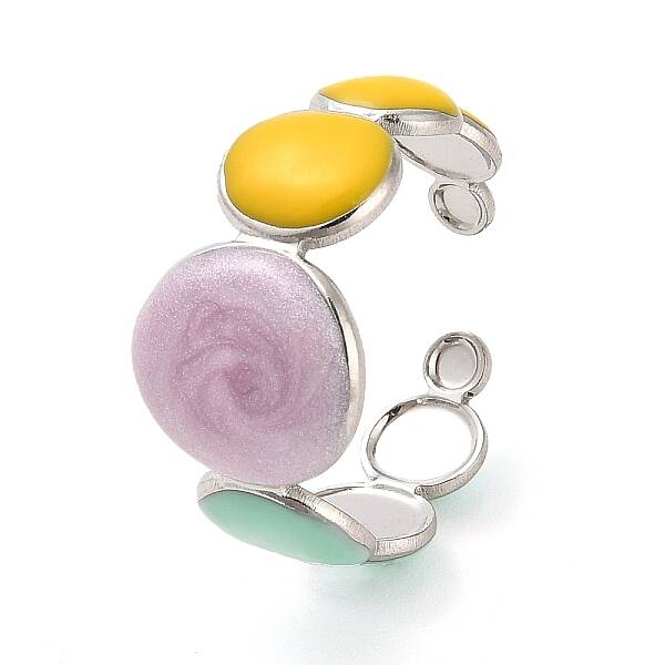 304 Stainless Steel Open Cuff Ring