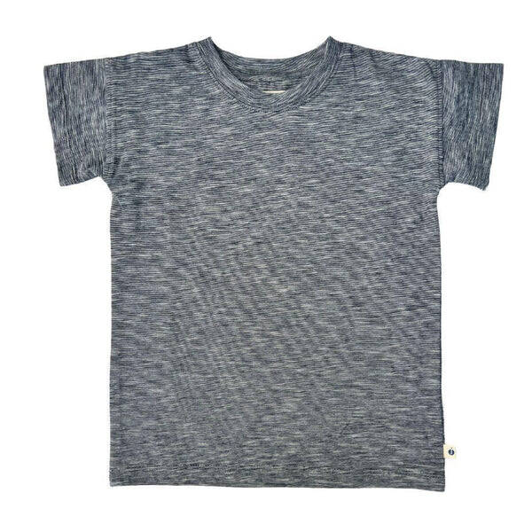 Brooklyn T-Shirt - Navy Space Dye | Size: Large (10 - 12 y)