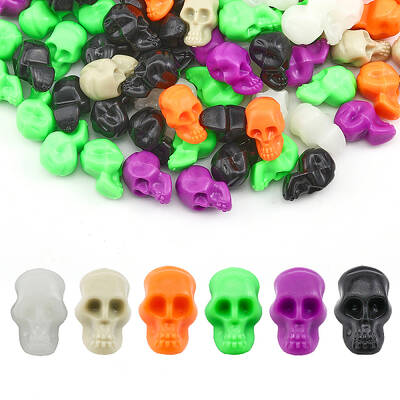 120Pcs 6 Colors Halloween Plastic Beads