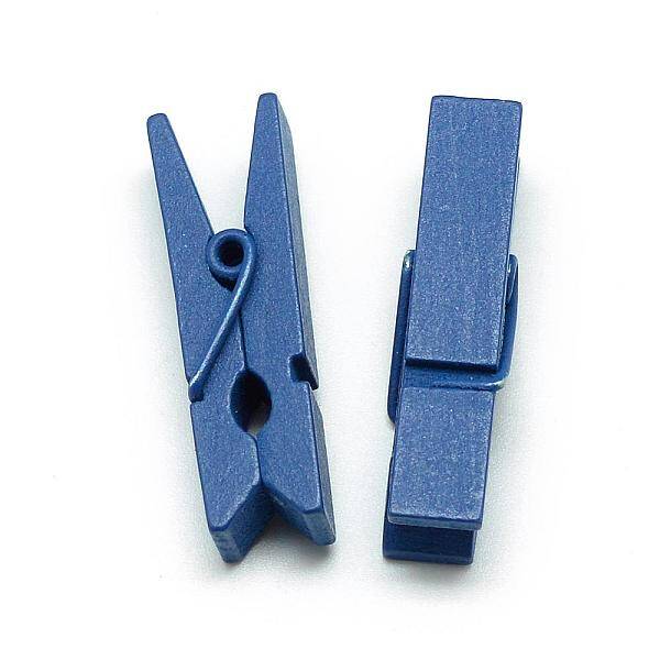 Dyed Wooden Craft Pegs Clips