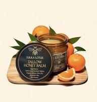Clean Beauty Tallow Balm - USDA Organic Grass-Fed Beef Fat & Raw Honey | Chemical-Free Moisturizer for Sensitive Skin | Handm...