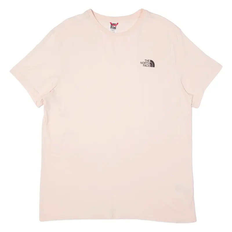 THE NORTH FACE Mens T-Shirt Pink XL
