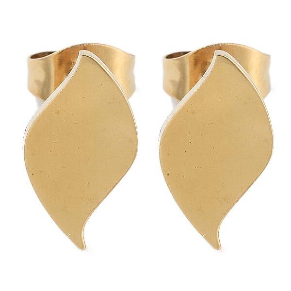 PVD Vacuum Plating 304 Stainless Steel Stud Earrings for Women
