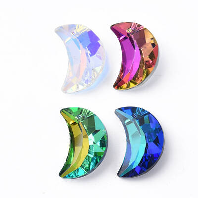 Electroplated Glass Pendants