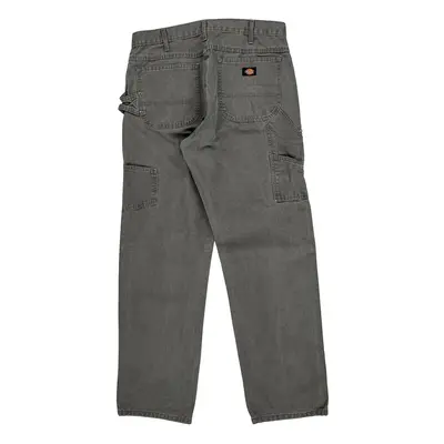 Dickies Cargo Carpenter Trousers - 36? Waist Grey Cotton