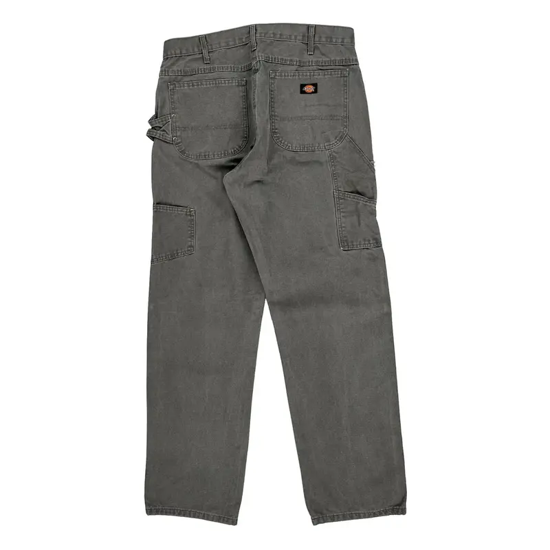 Dickies Cargo Carpenter Trousers - 36? Waist Grey Cotton