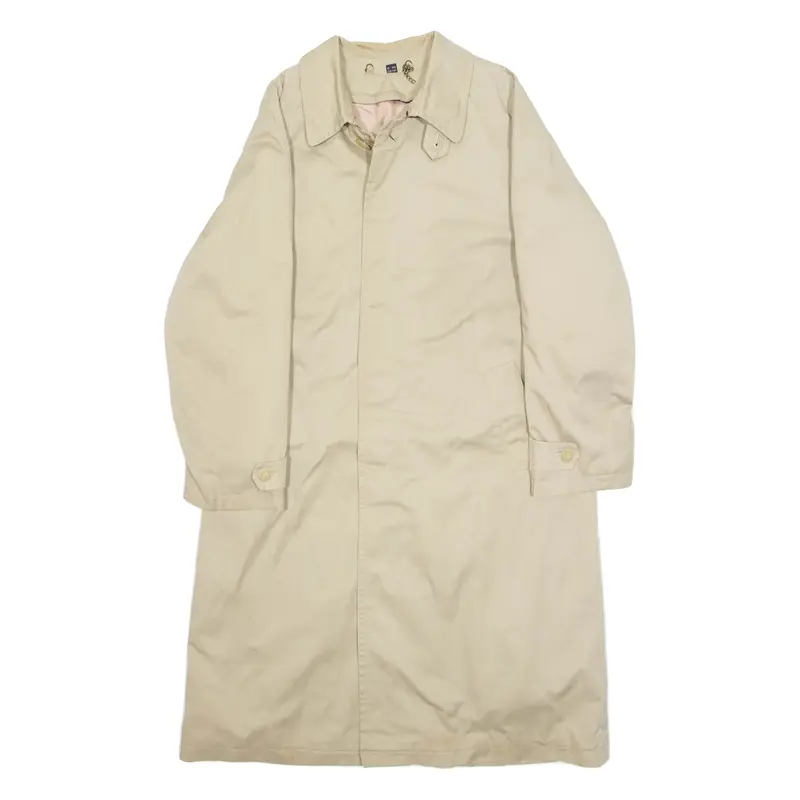 Womens Overcoat Coat Beige L