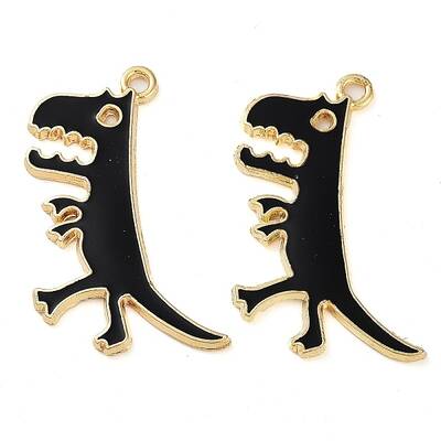 Rack Plating Alloy Enamel Pendants